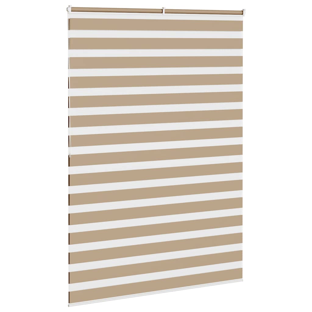 zebrafüggönnyel homokbarna szövetszélesség 160,9 cm poliészter
