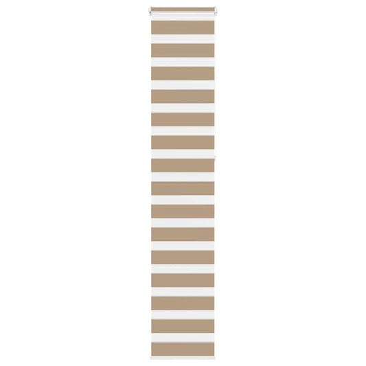 zebrafüggönnyel homokbarna szövetszélesség 35,9 cm poliészter