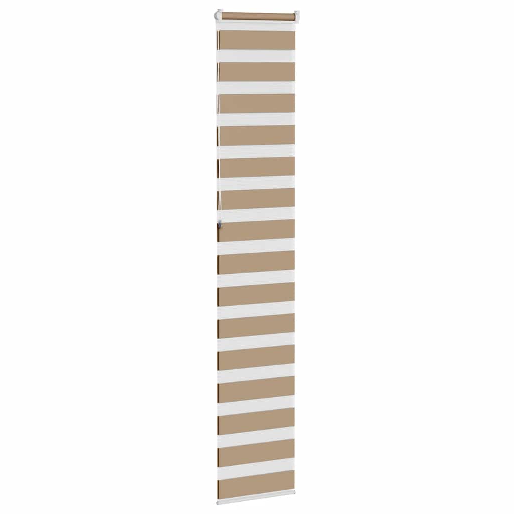 zebrafüggönnyel homokbarna szövetszélesség 40,9 cm poliészter