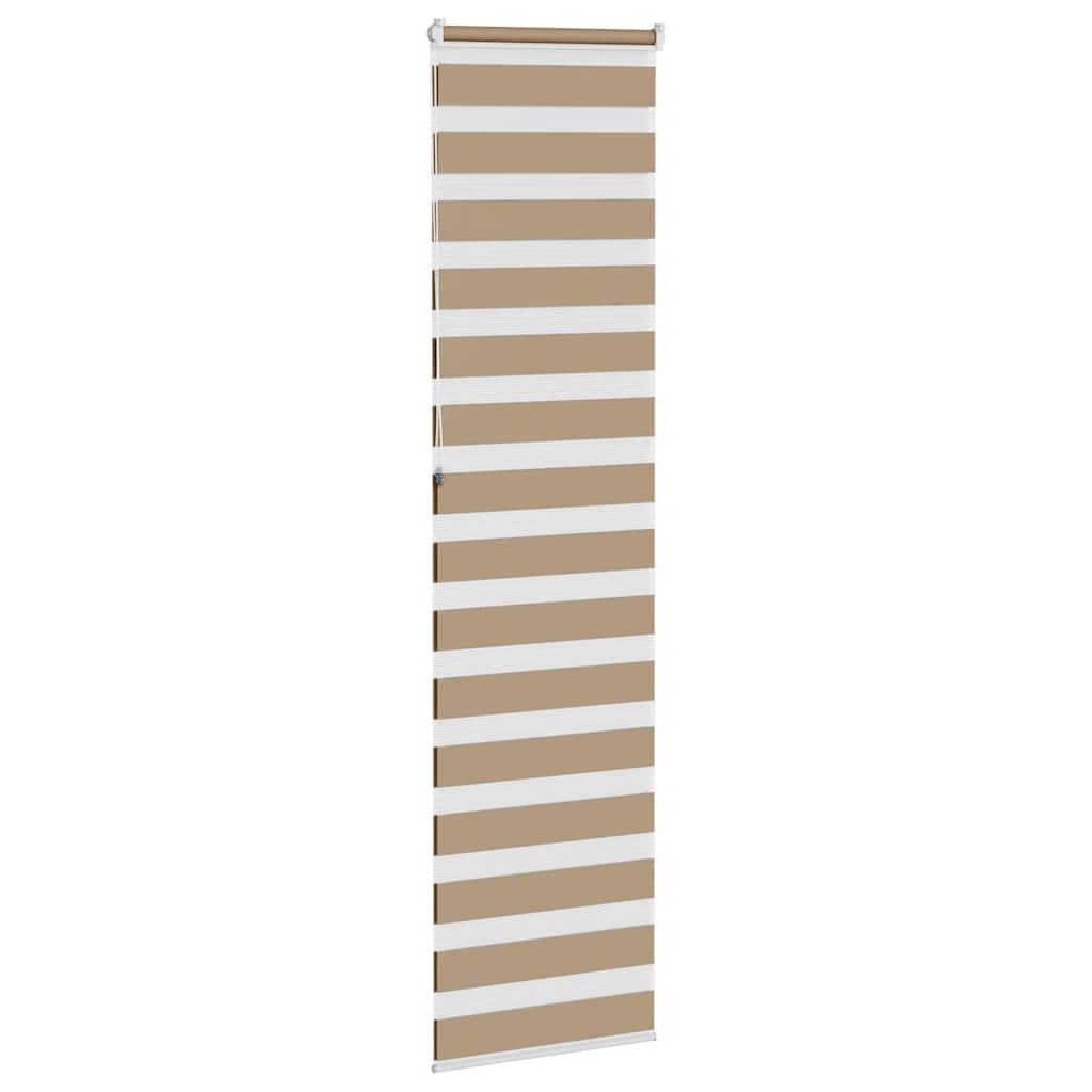 zebrafüggönnyel homokbarna szövetszélesség 50,9 cm poliészter