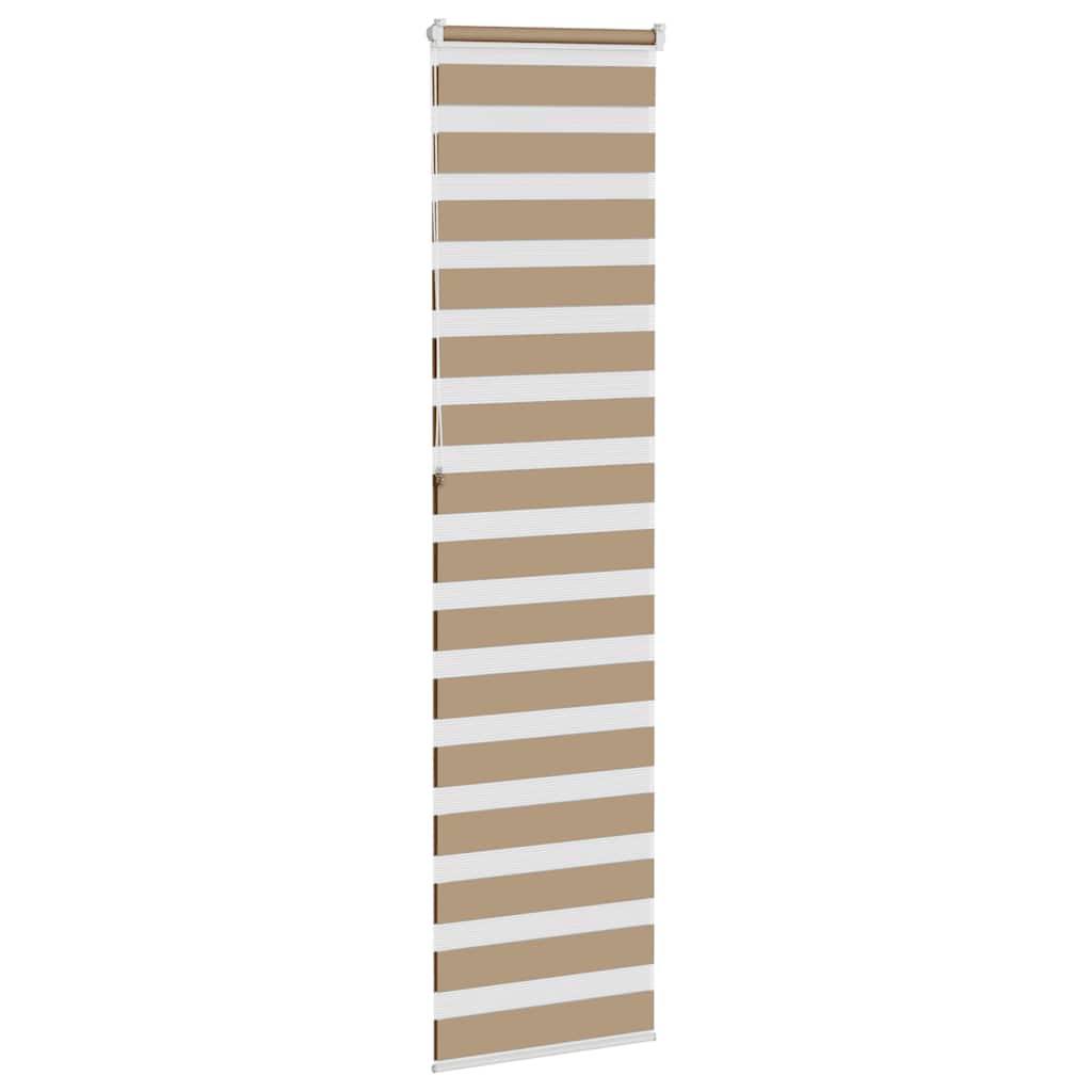 zebrafüggönnyel homokbarna szövetszélesség 55,9 cm poliészter