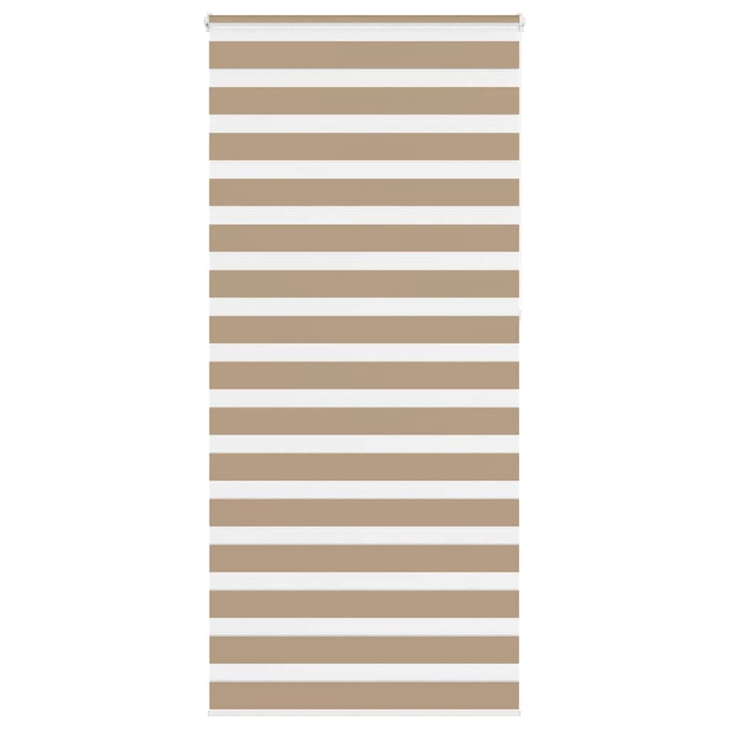 zebrafüggönnyel homokbarna szövetszélesség 90,9 cm poliészter