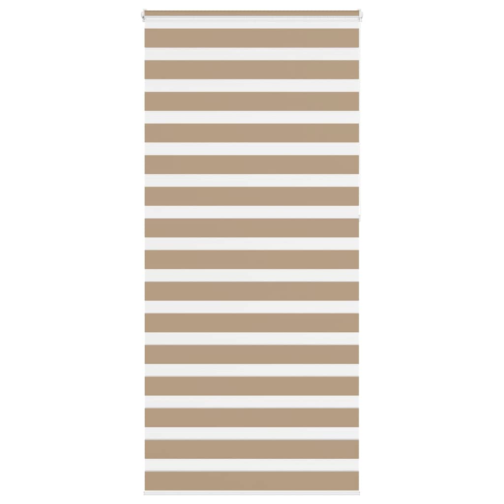 zebrafüggönnyel homokbarna szövetszélesség 95,9 cm poliészter