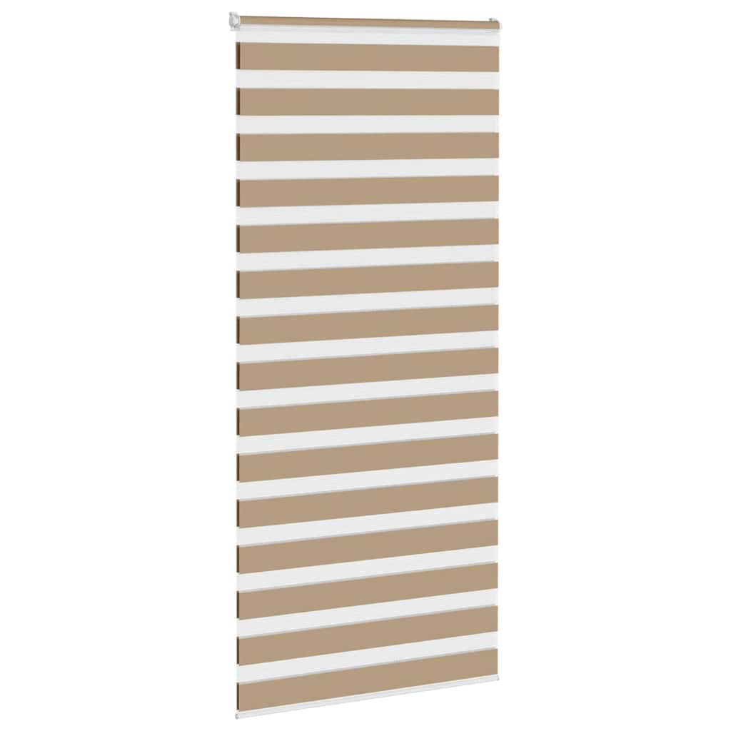 zebrafüggönnyel homokbarna szövetszélesség 95,9 cm poliészter