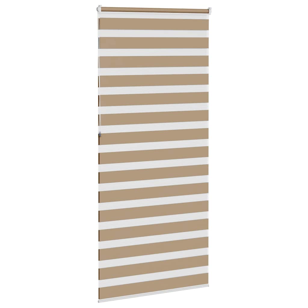 zebrafüggönnyel homokbarna szövetszélesség 95,9 cm poliészter