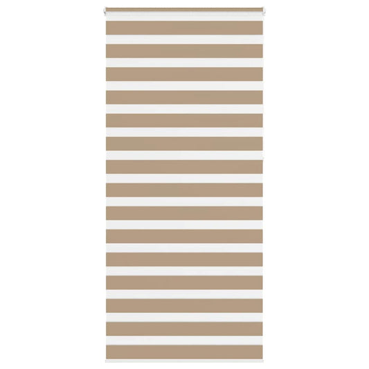 zebrafüggönnyel homokbarna szövetszélesség 105,9 cm poliészter