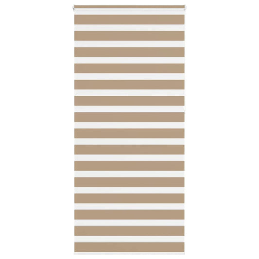 zebrafüggönnyel homokbarna szövetszélesség 110,9 cm poliészter