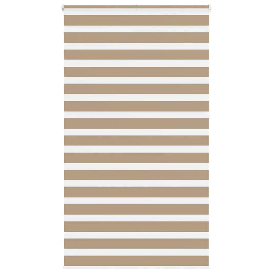 zebrafüggönnyel homokbarna szövetszélesség 120,9 cm poliészter