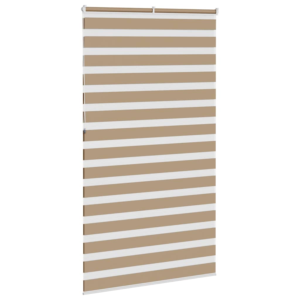 zebrafüggönnyel homokbarna szövetszélesség 130,9 cm poliészter