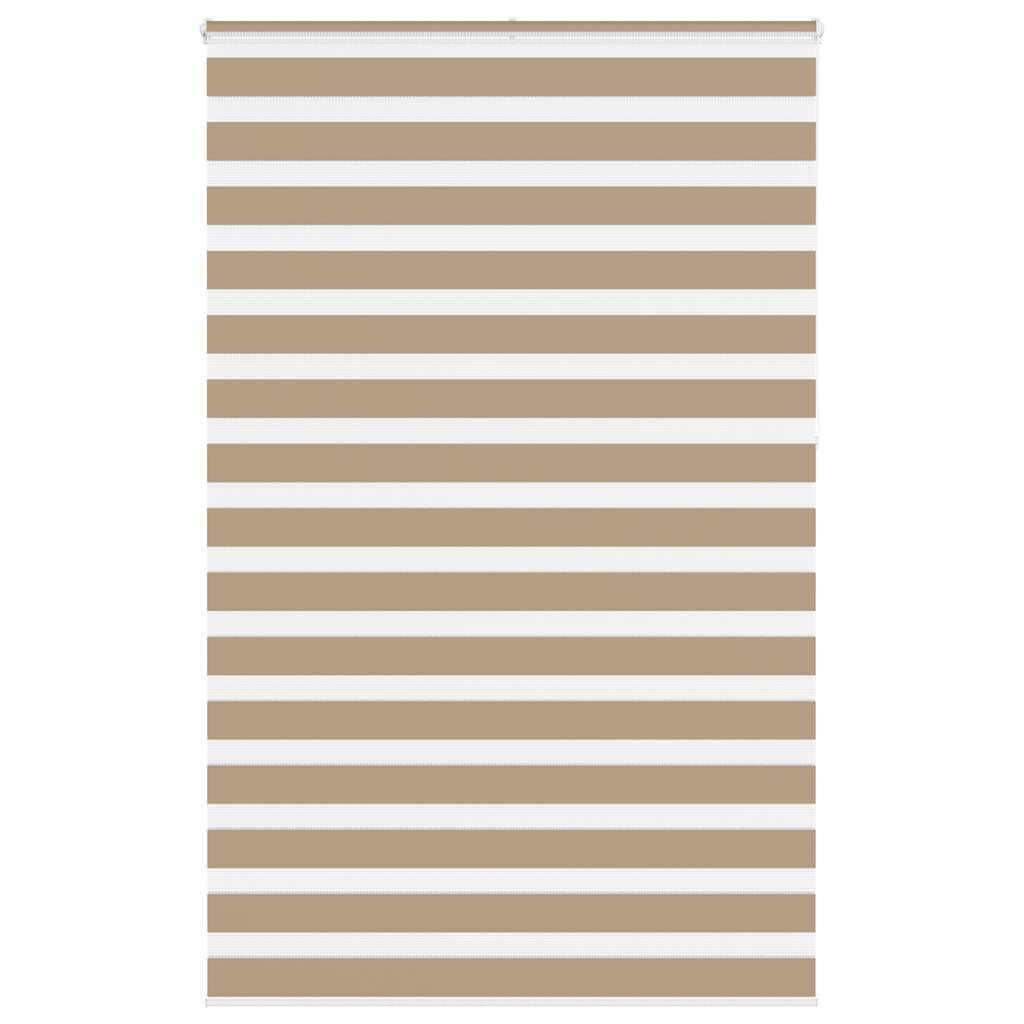 zebrafüggönnyel homokbarna szövetszélesség 135,9 cm poliészter