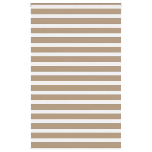 zebrafüggönnyel homokbarna szövetszélesség 135,9 cm poliészter