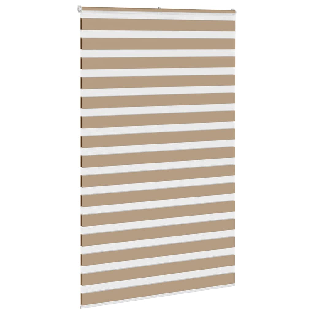 zebrafüggönnyel homokbarna szövetszélesség 135,9 cm poliészter