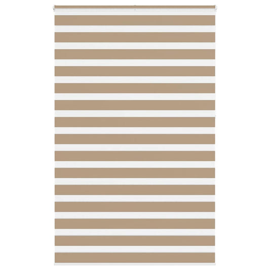 zebrafüggönnyel homokbarna szövetszélesség 145,9 cm poliészter