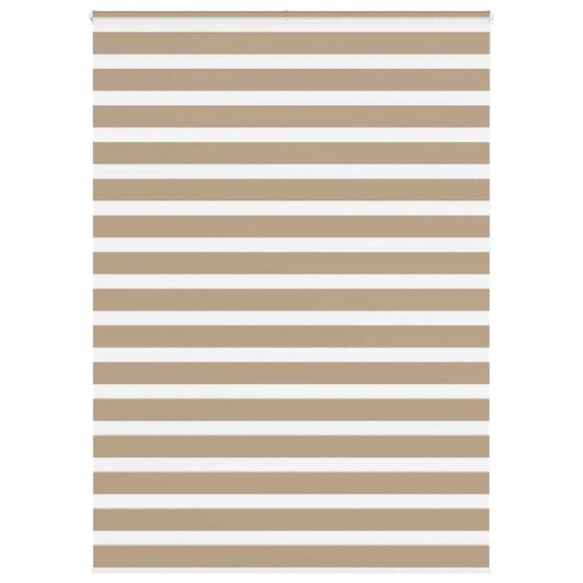 zebrafüggönnyel homokbarna szövetszélesség 150,9 cm poliészter