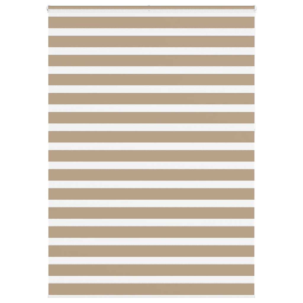zebrafüggönnyel homokbarna szövetszélesség 155,9 cm poliészter