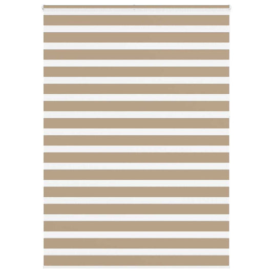 zebrafüggönnyel homokbarna szövetszélesség 155,9 cm poliészter