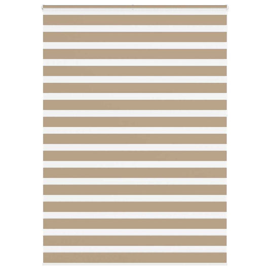zebrafüggönnyel homokbarna szövetszélesség 160,9 cm poliészter