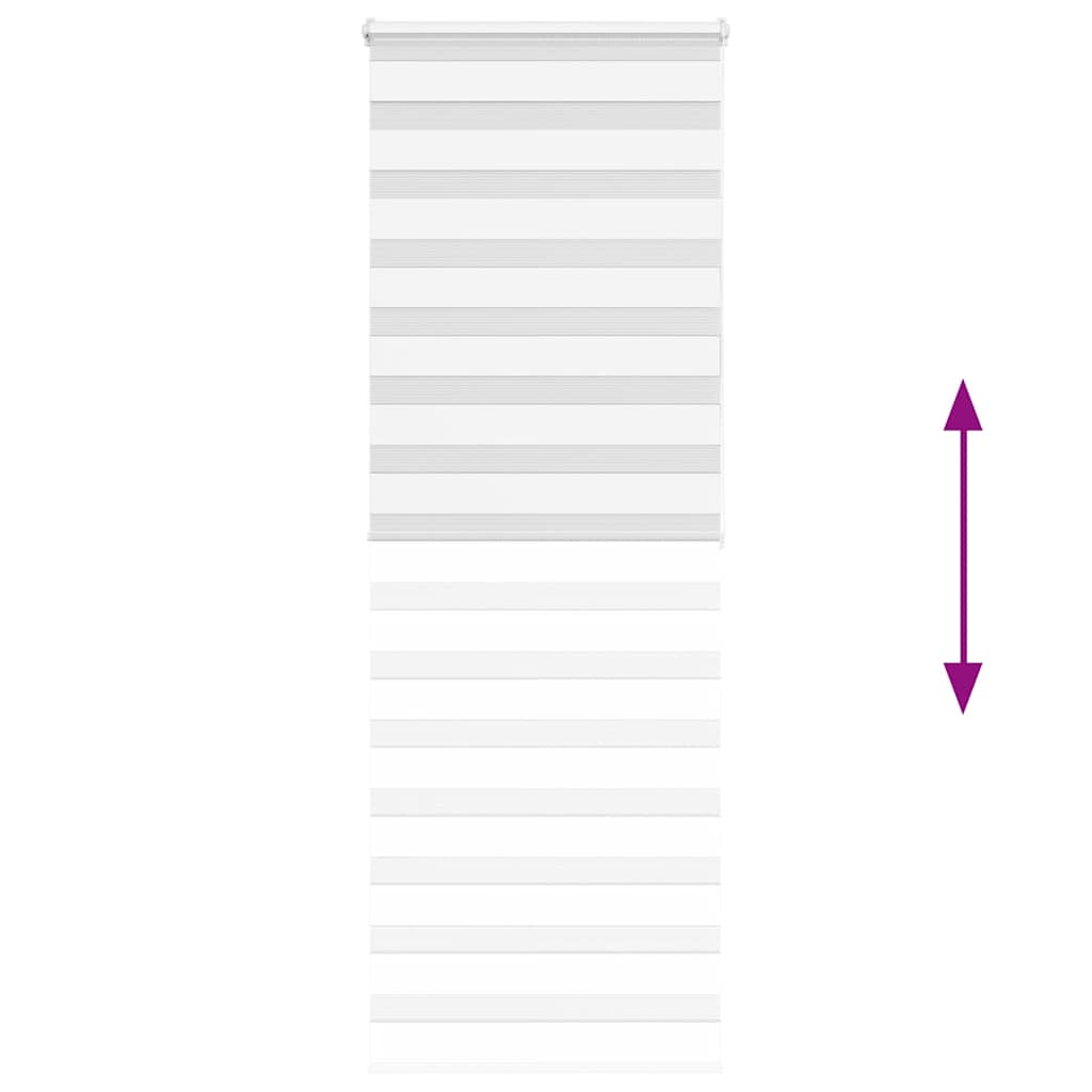 zebrafüggönnyel fehér szövetszélesség 70,9 cm poliészter