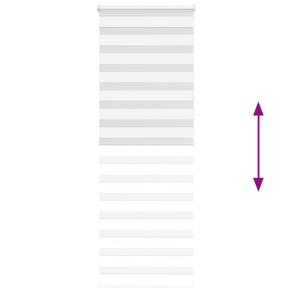 zebrafüggönnyel fehér szövetszélesség 80,9 cm poliészter