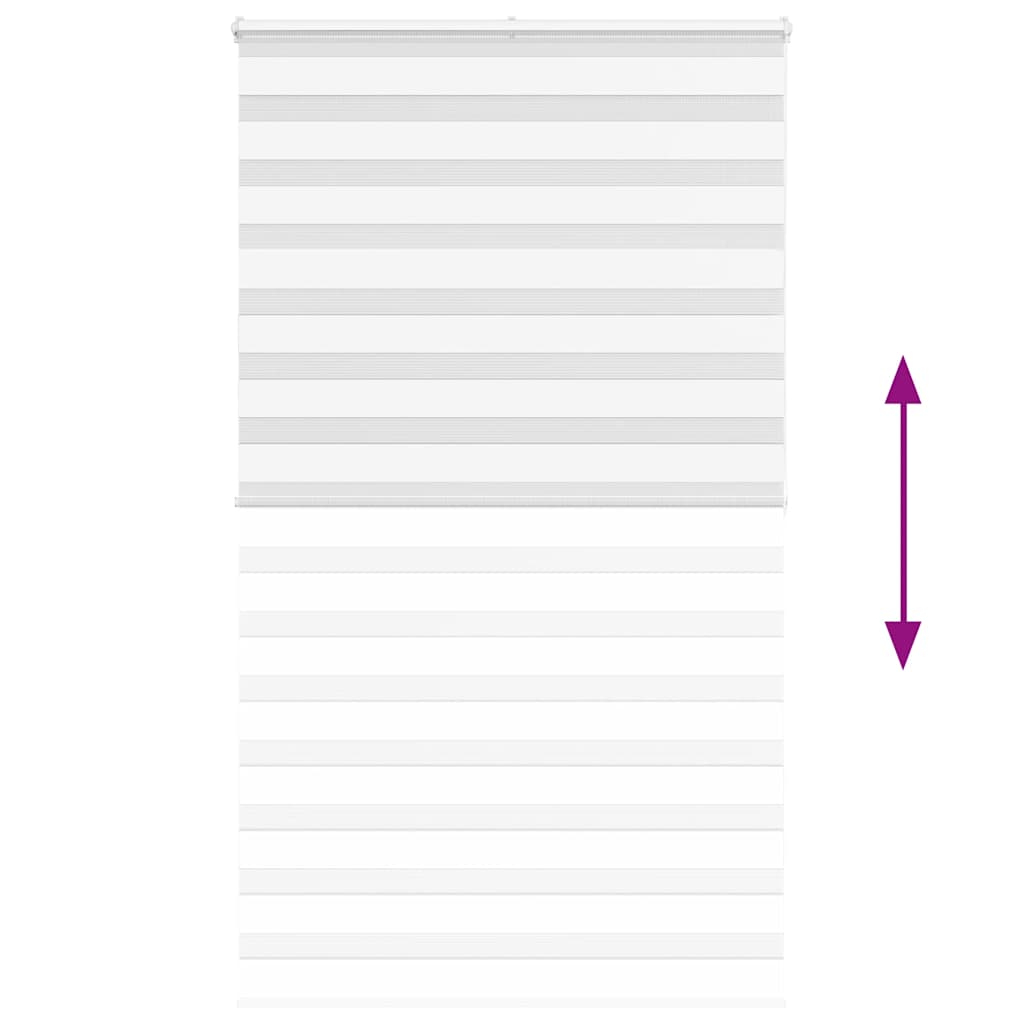 zebrafüggönnyel fehér szövetszélesség 115,9 cm poliészter
