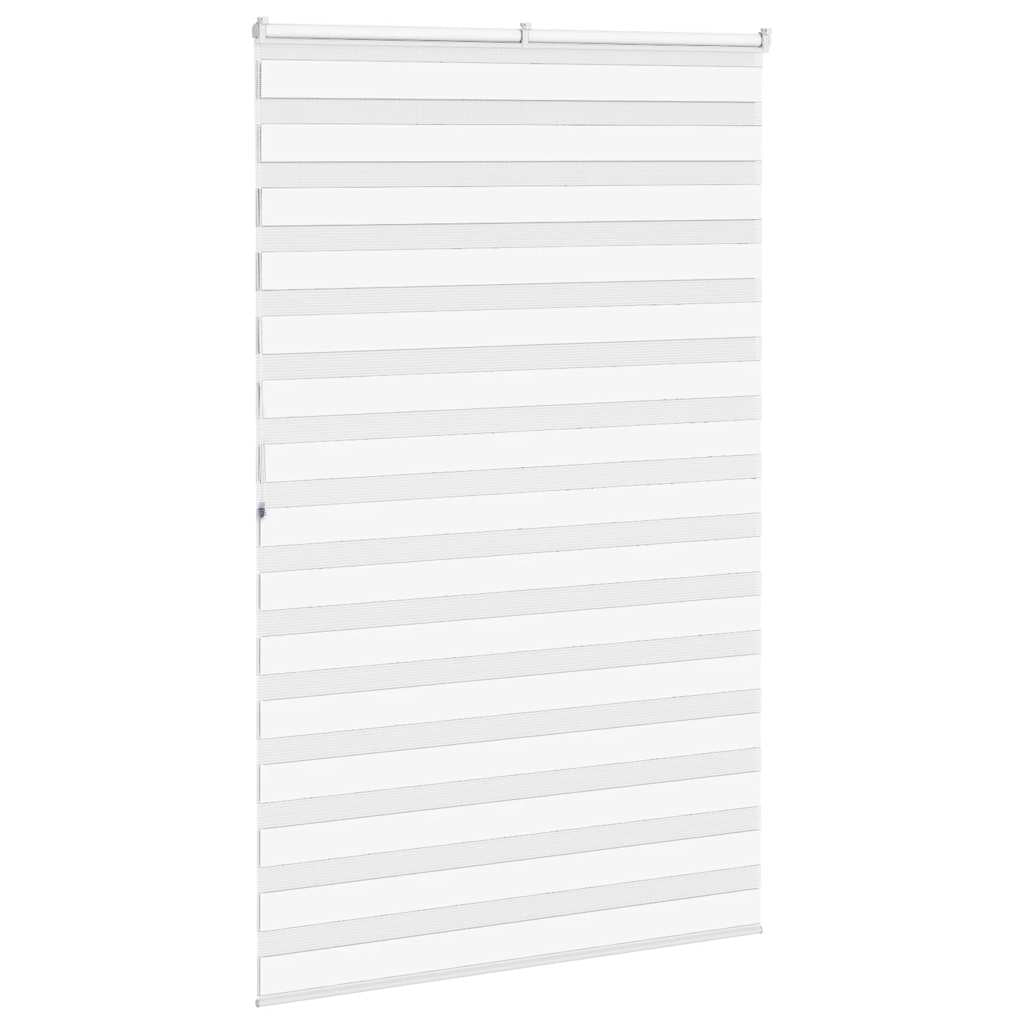 zebrafüggönnyel fehér szövetszélesség 135,9 cm poliészter