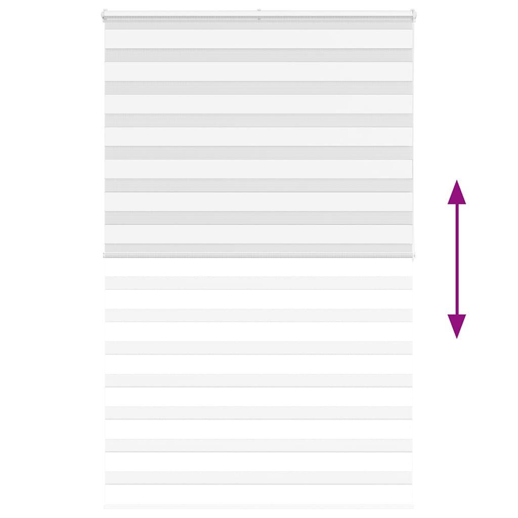 zebrafüggönnyel fehér szövetszélesség 140,9 cm poliészter