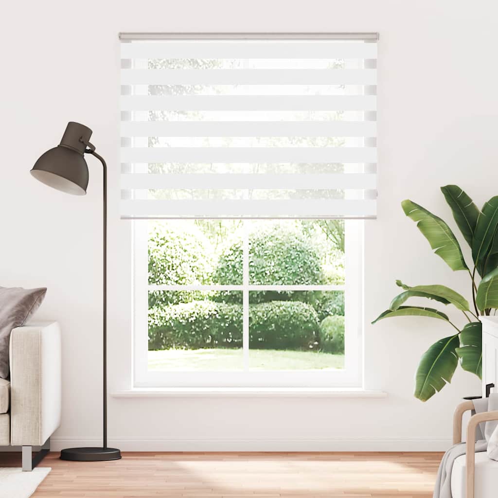 zebrafüggönnyel fehér szövetszélesség 160,9 cm poliészter