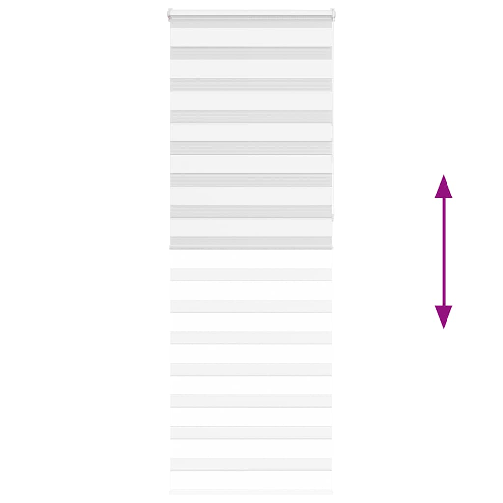 zebrafüggönnyel fehér szövetszélesség 65,9 cm poliészter