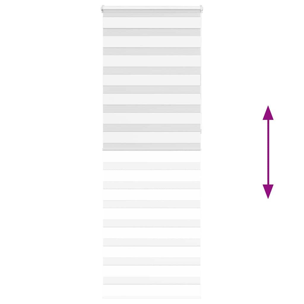 zebrafüggönnyel fehér szövetszélesség 75,9 cm poliészter