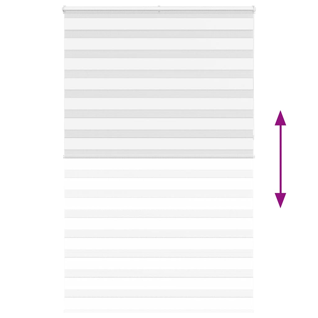 zebrafüggönnyel fehér szövetszélesség 145,9 cm poliészter