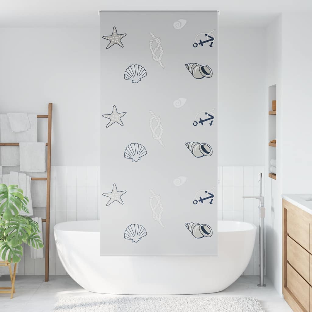zuhanyzó redőny 110x240 cm szövet szélessége 106 cm