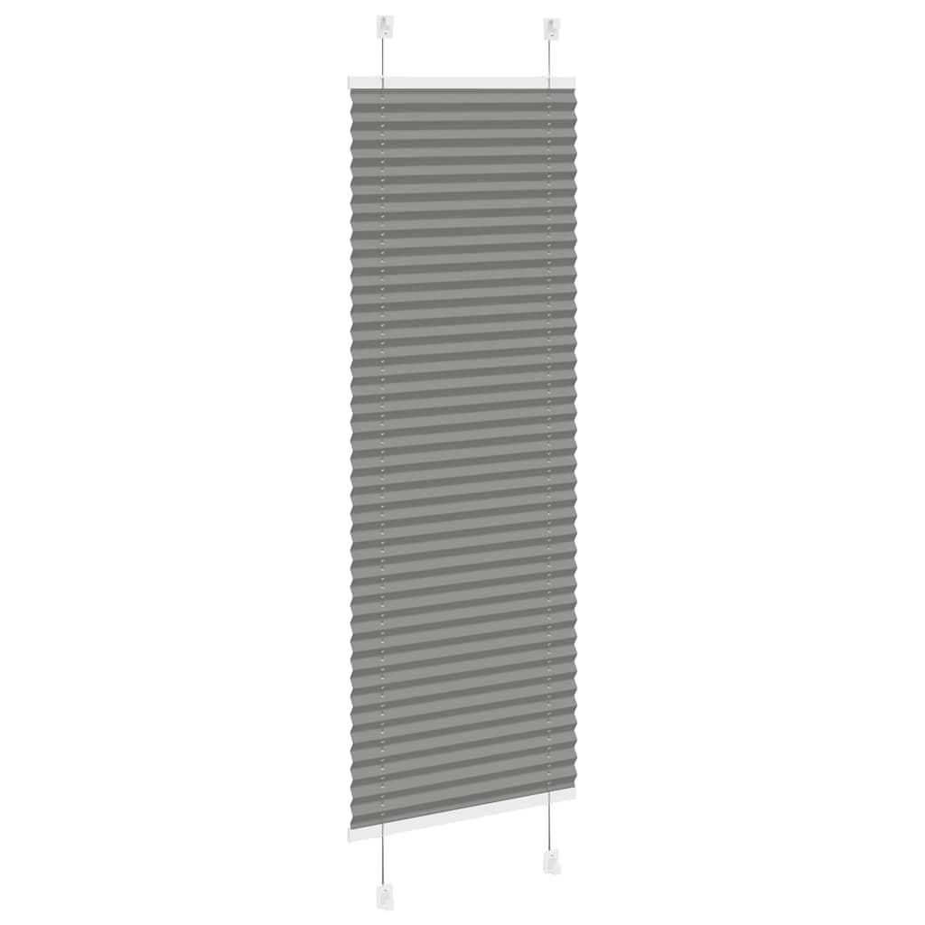 pliszírozott redőny antracit 45x100 cm szövetszélesség 44,4 cm