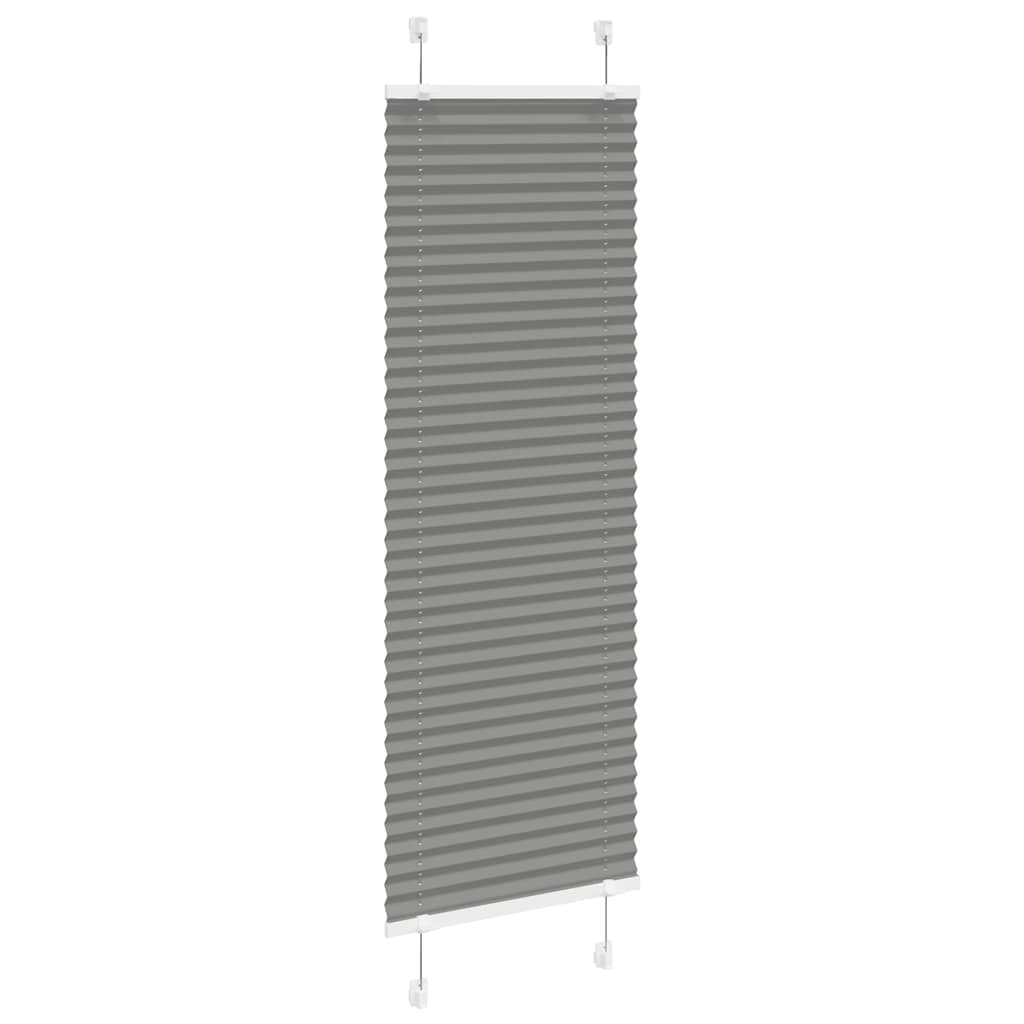 pliszírozott redőny antracit 50x100 cm szövetszélesség 49,4 cm