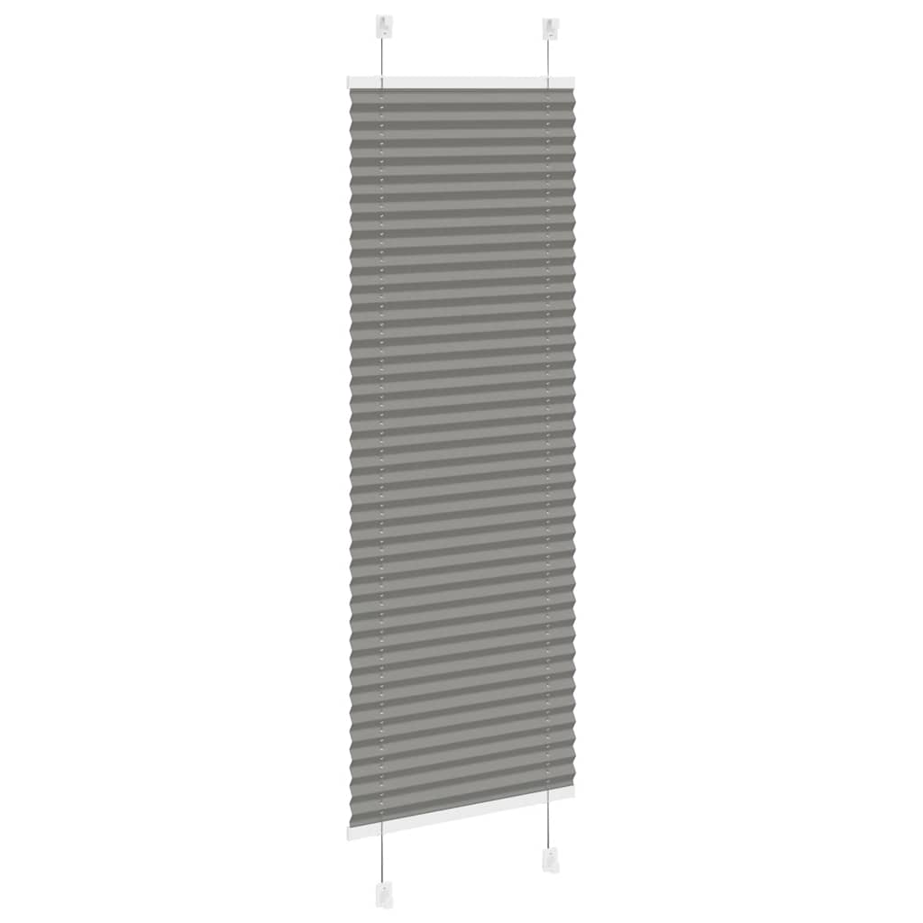 pliszírozott redőny antracit 50x100 cm szövetszélesség 49,4 cm