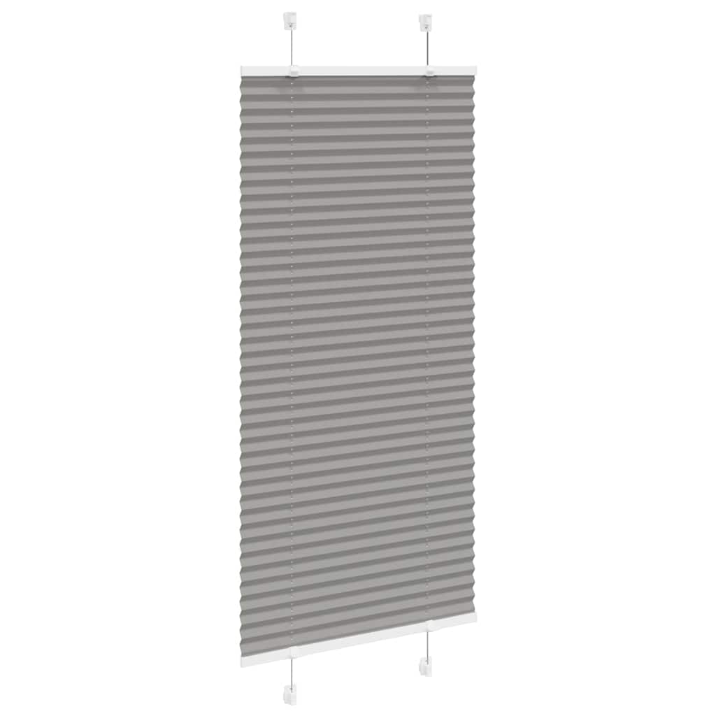 pliszírozott redőny antracit 55x100 cm szövetszélesség 54,4 cm