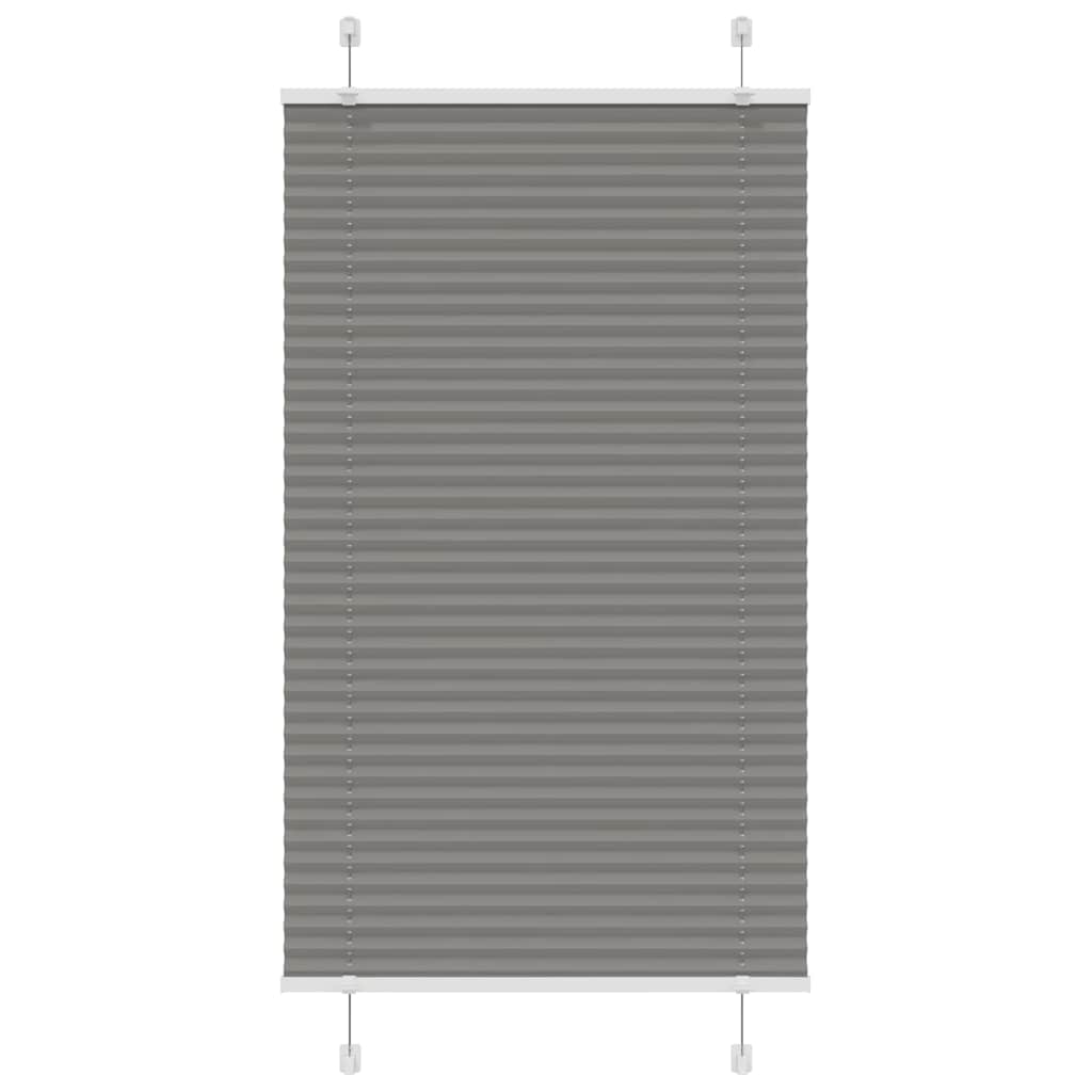 pliszírozott redőny antracit 70x100 cm szövetszélesség 69,4 cm