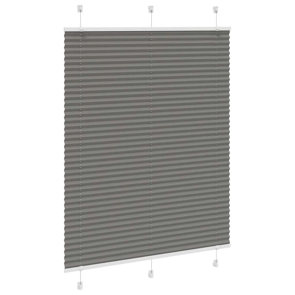 pliszírozott redőny antracit 105x100 cm szövetszélesség 104,4cm