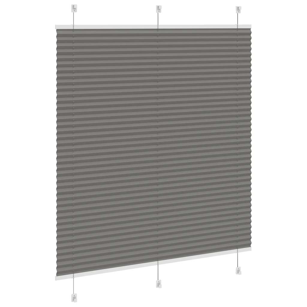 pliszírozott redőny antracit 120x100 cm szövetszélesség 119,4cm