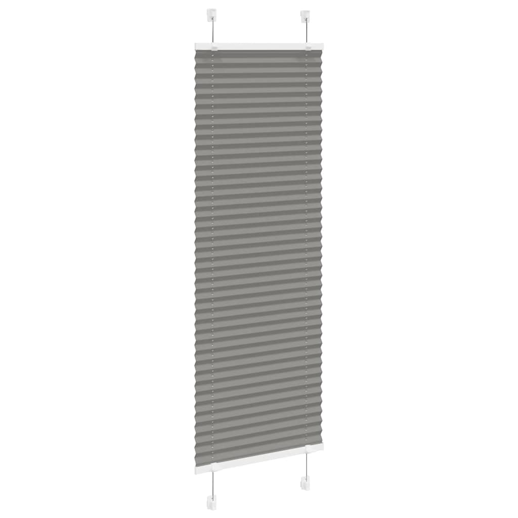 pliszírozott redőny antracit 40x150 cm szövetszélesség 39,4 cm