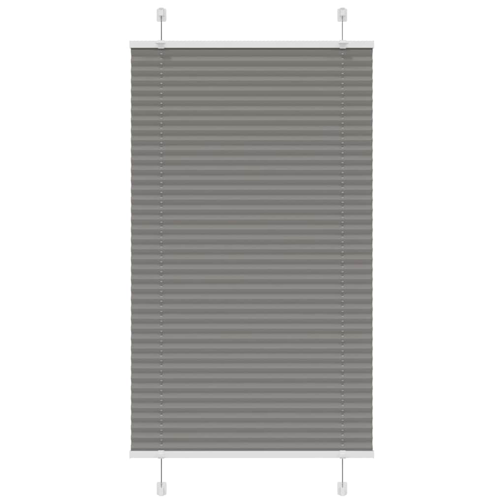 pliszírozott redőny antracit 80x150 cm szövetszélesség 79,4 cm