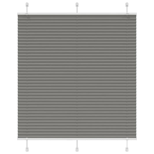 pliszírozott redőny antracit 120x150 cm szövetszélesség 119,4cm