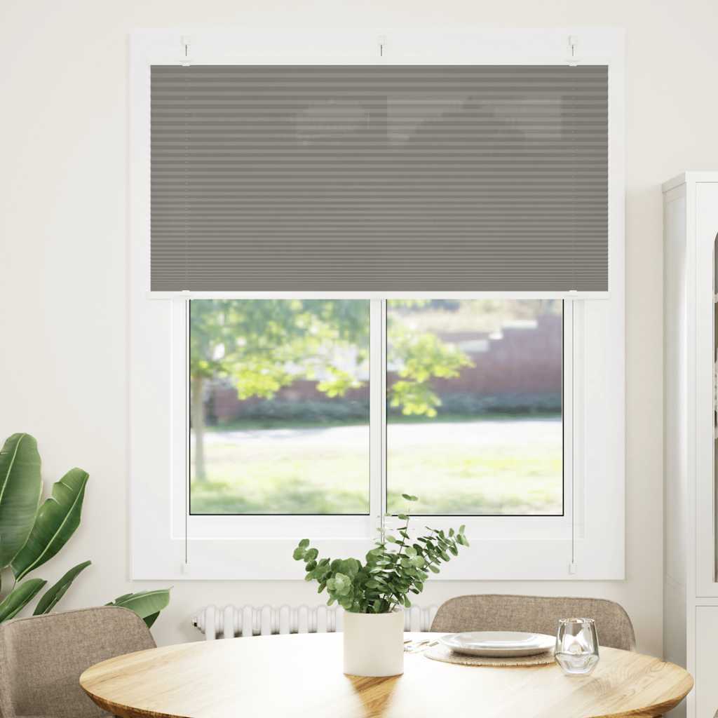 pliszírozott redőny antracit 120x150 cm szövetszélesség 119,4cm