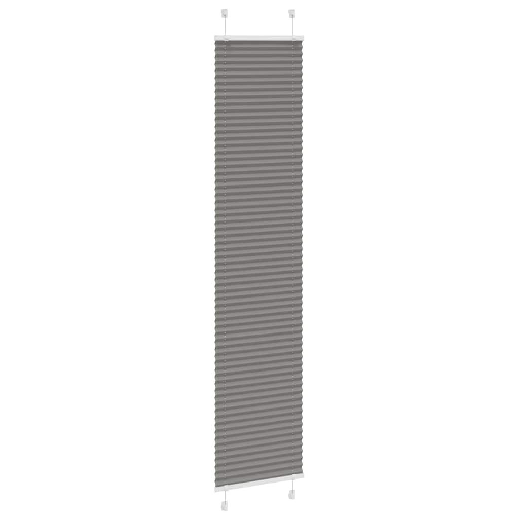 pliszírozott redőny antracit 40x200 cm szövetszélesség 39,4 cm