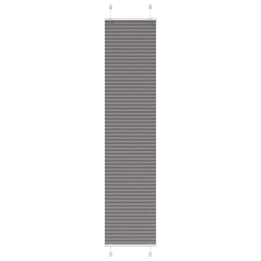 pliszírozott redőny antracit 45x200 cm szövetszélesség 44,4 cm