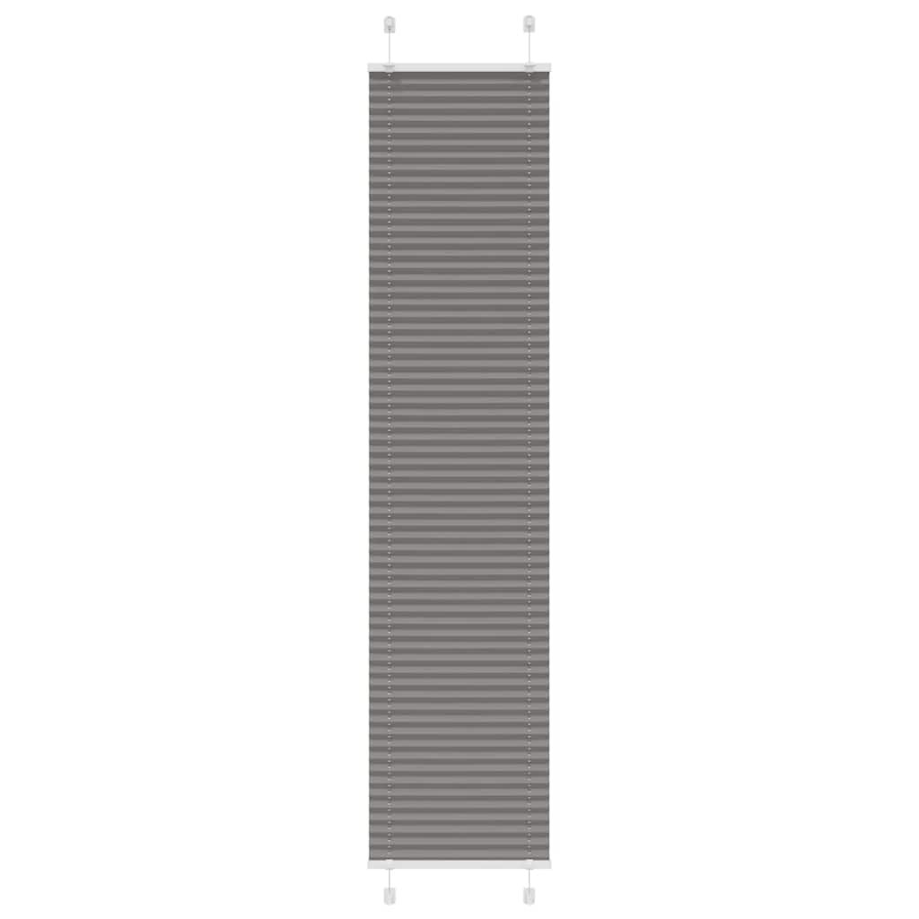 pliszírozott redőny antracit 45x200 cm szövetszélesség 44,4 cm