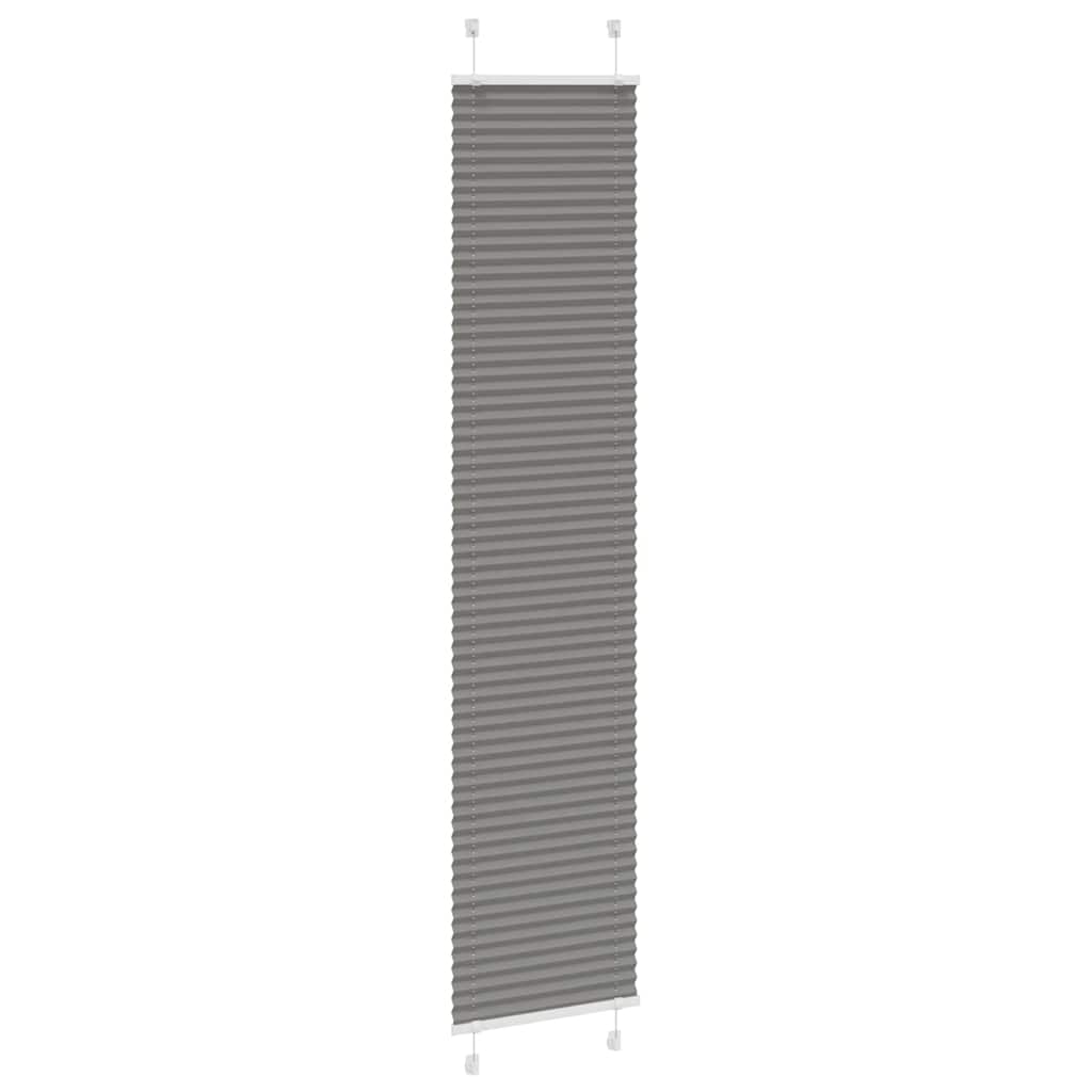 pliszírozott redőny antracit 45x200 cm szövetszélesség 44,4 cm