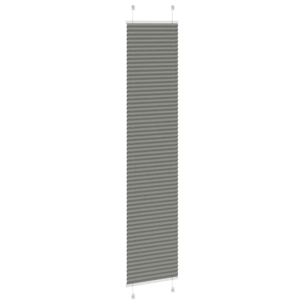 pliszírozott redőny antracit 45x200 cm szövetszélesség 44,4 cm