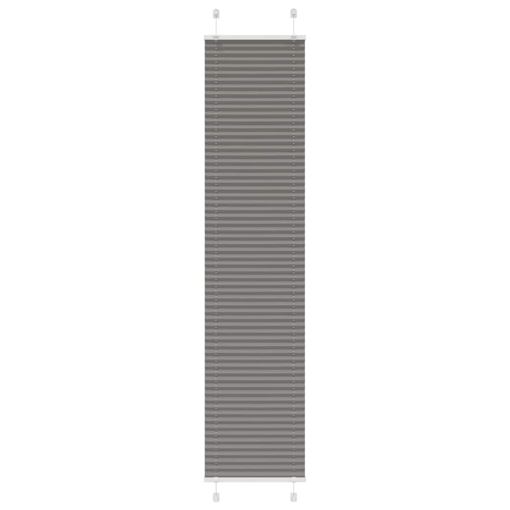 pliszírozott redőny antracit 50x200 cm szövetszélesség 49,4 cm