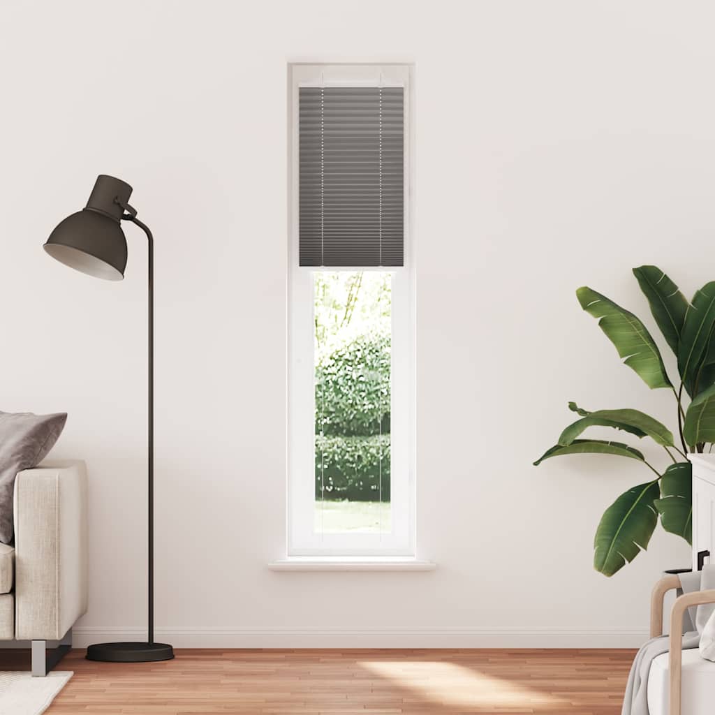 pliszírozott redőny antracit 50x200 cm szövetszélesség 49,4 cm