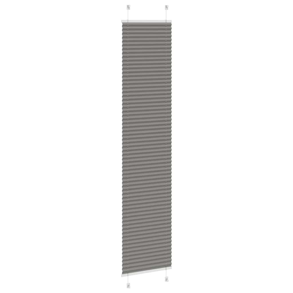 pliszírozott redőny antracit 50x200 cm szövetszélesség 49,4 cm